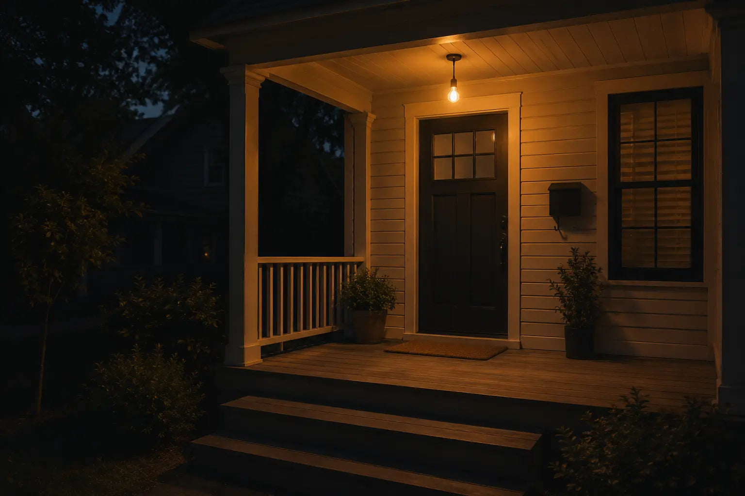 Cómo iluminar la entrada de casa sin acordarte de encender la luz